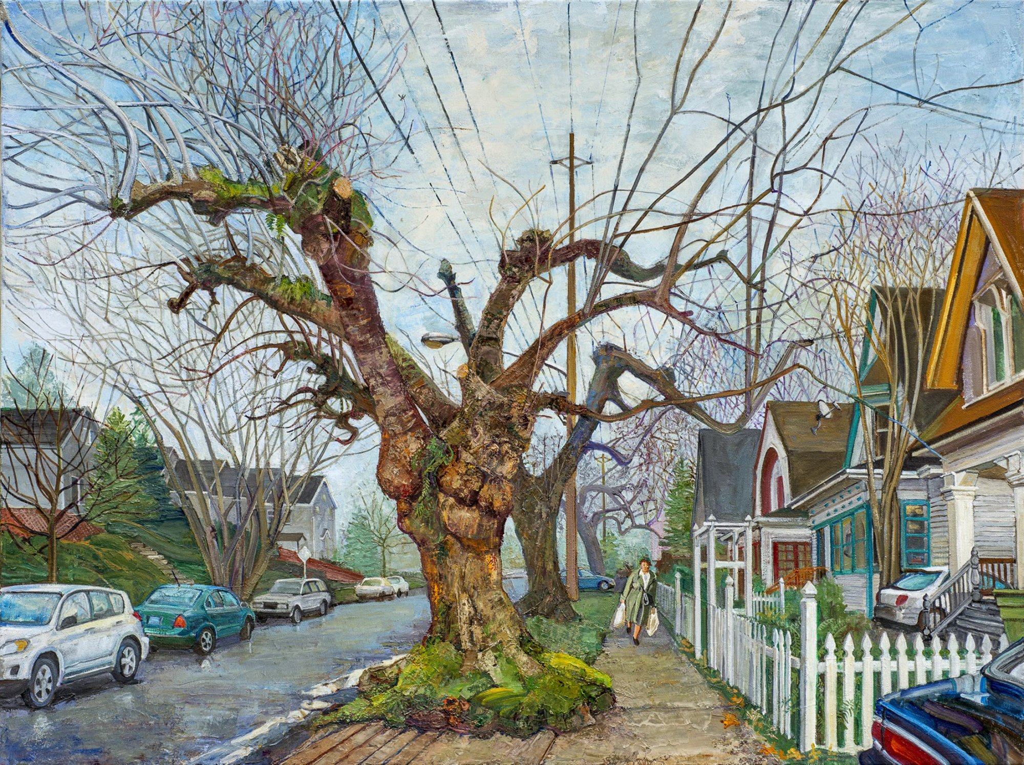 Power Struggle, oil on canvas, 32 x 42 inches, copyright ©2014